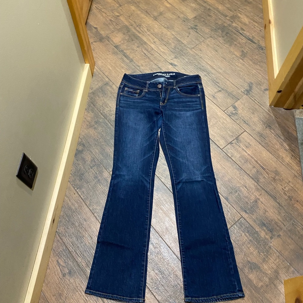 American Eagle 6 long bootcut stretch jeans